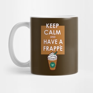 Keep Calm Cute Frappe Heart Mug